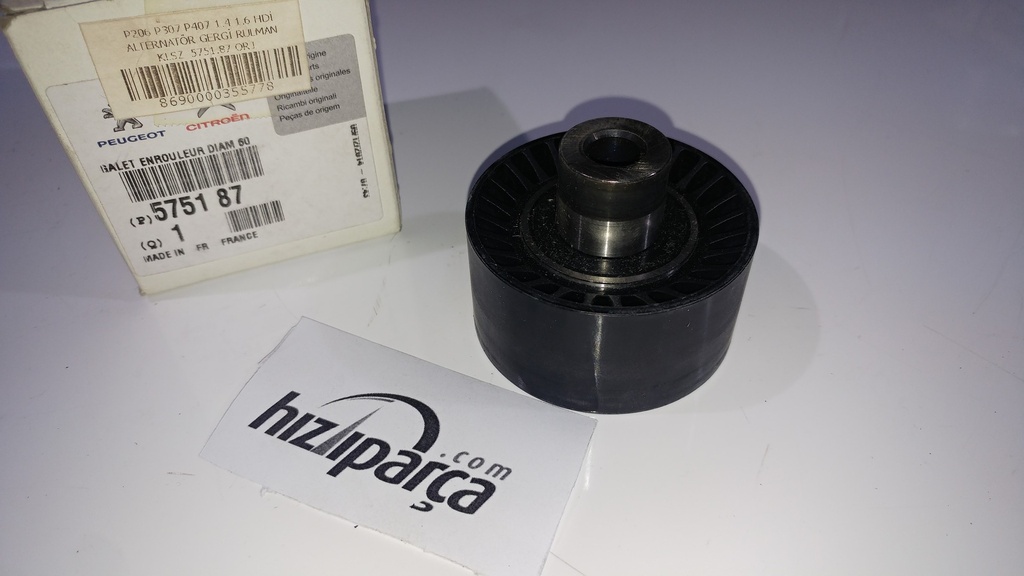 [ST01704] P206 P307 P407 1.4 1.6 Hdi Alternatör Gergi Rulmanı Klmsz 5751.87 Orjinal