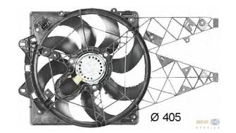 [SEGER 59955] Doblo 1.3 2010- Fan Motoru Komple Davlumbazlı ( Tek Fan ) 51821155