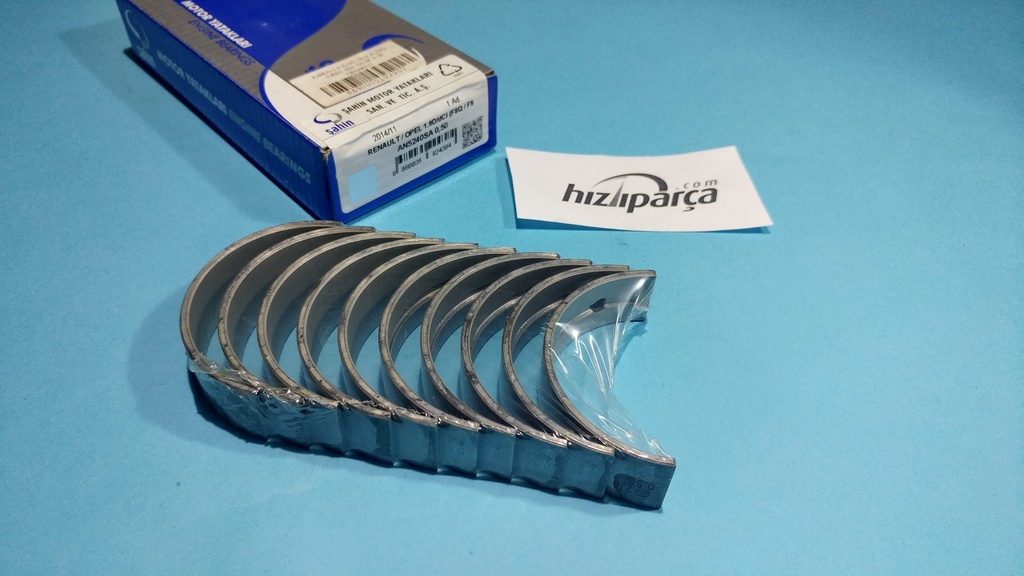 [SAHIN 5240 050] Kango 1.9 R19D Trafic F9Q Turbo Ana Yatak 0.50 Tırnaksız