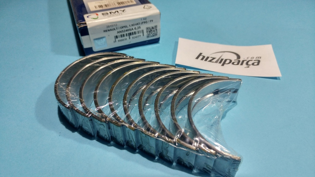 [SAHIN 5240 025] Kango 1.9 R19D Trafic F9Q Turbo Ana Yatak 0.25 Tırnaksız