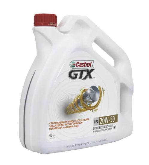 [RR] Castrol Motor Yağı 20W50 C GTX LPG 4LT