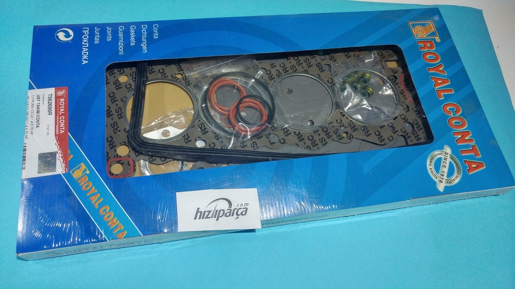 [ROYALT T562690R] P106 P206 P306 C2 C3 1.4 8V (96-10) Üst Takım Conta Keçeli