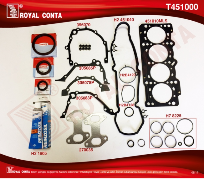 Palio Albea Linea Doblo 1.4 İ Takım Conta Full