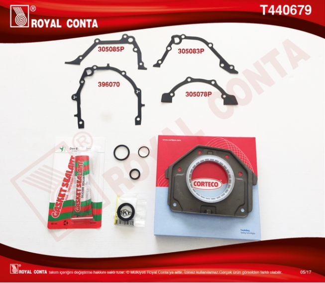 Doblo Palio (01-05) Albea 07- Fiorino Linea 09- 1.2 1.4 16V Alt Takım Conta