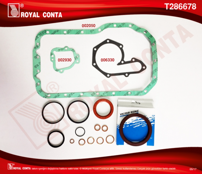 [ROYALT 286678] Laguna 1 Megane 1 2.0 16V 8V F3R F4R Alt Takım Contası