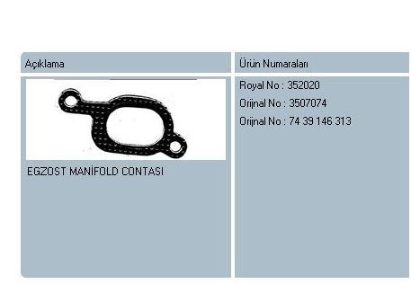 [ROYAL 352020] Laguna 2.0 16V N7Q Manifold Contası