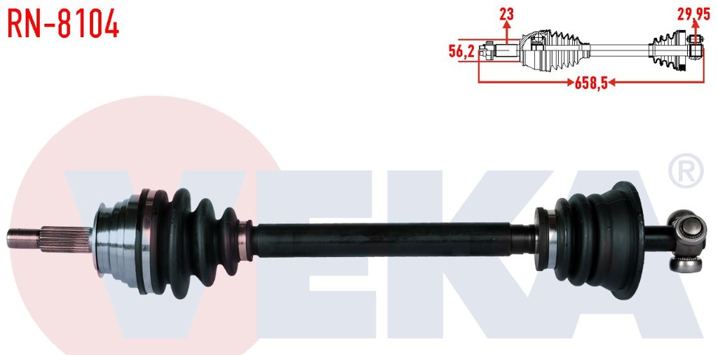 [RN-8104] Laguna 1 Komple Aks Sol 2.0 16V 93-01 Komple N7Q