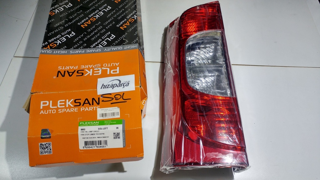 [PLEKSAN 6953] Bipper Nemo Fiorino Sol Stop 08- ( Bagaj Tek Kapı )