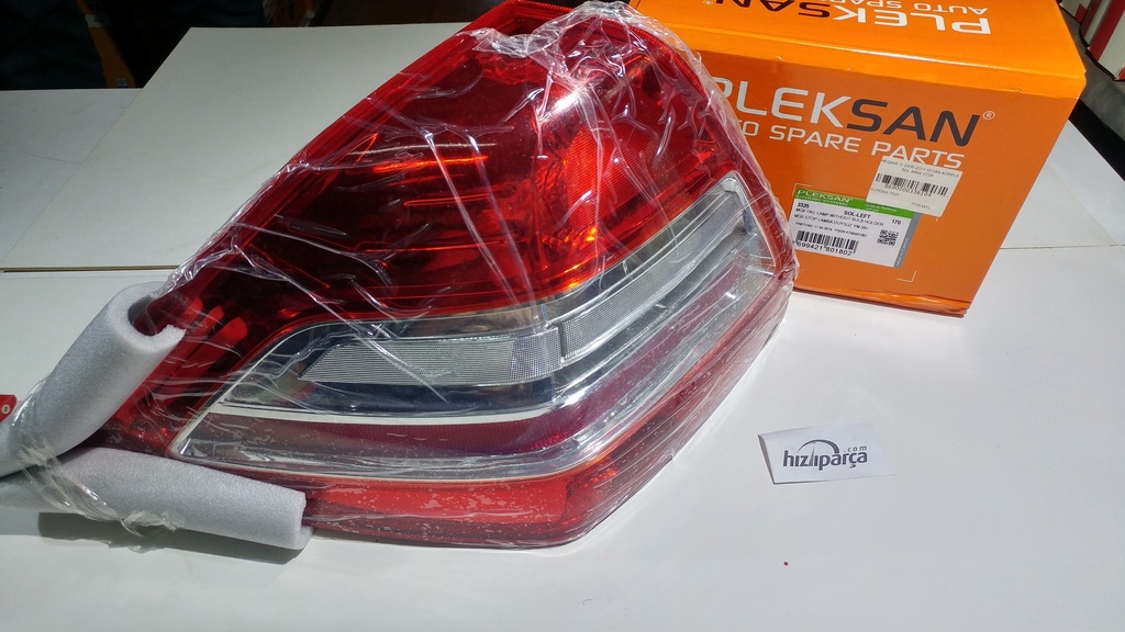 [PLEKSAN 3325] Megane 2 2008-2010 Sedan Komple Sol Arka Stop Arka Sisli 8200757700
