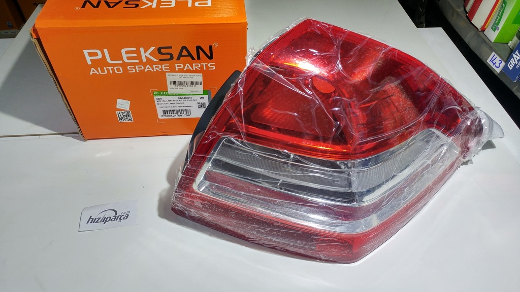 [PLEKSAN 3324] Megane 2 2008-2010 Sedan Komple Sağ Arka Stop 8200757701