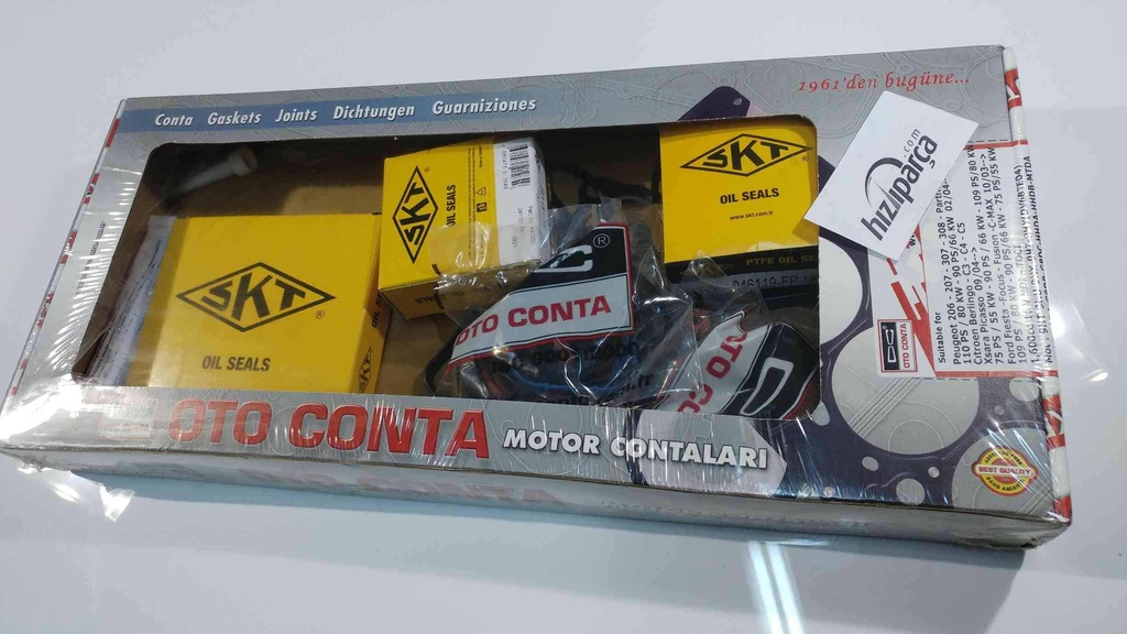 P206 P207 P307 Tepee C2 C3 C4 1.6 Hdi Dv6 Takım Conta Skc Siz