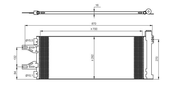 Boxer 3 Jumper Ducato 12- Klimasız Komple Radyatör 1382419080