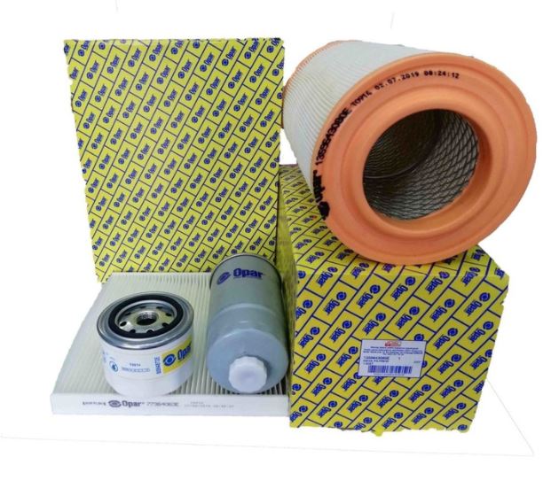 [OP 55177728] Ducato 2.3 Jtd Euro 5 Filtre Kit (Hava Mazot Yağ Polen Filtre) 55177728 Opar