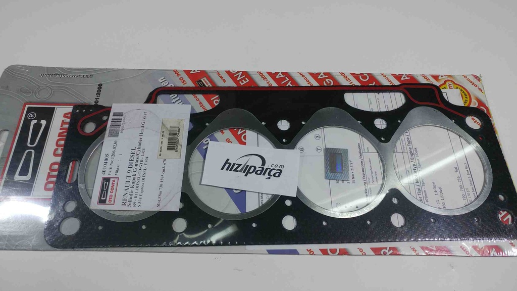 [OCONTA 104005] R9 Dizel Silindir Kapak Contası Skc Silindir Kapak Contası 3 Delik