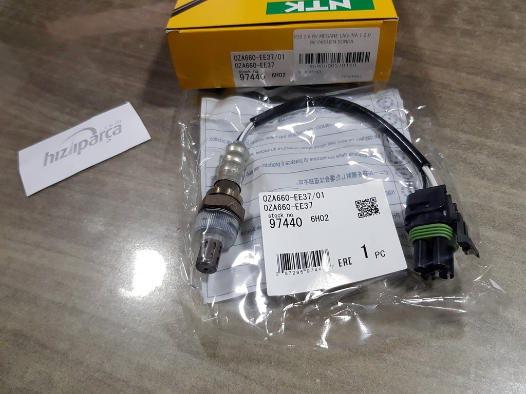 [NGK-97440] R19 1.6 8V Megane Laguna 1 2.0 8V Oksijen Sonda