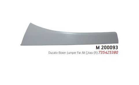 [MRL 200093] Ducato Boxer Jumper 3 2010- Far Alt Çıtası Sağ ( Alt ) Far Kaşı 735425380