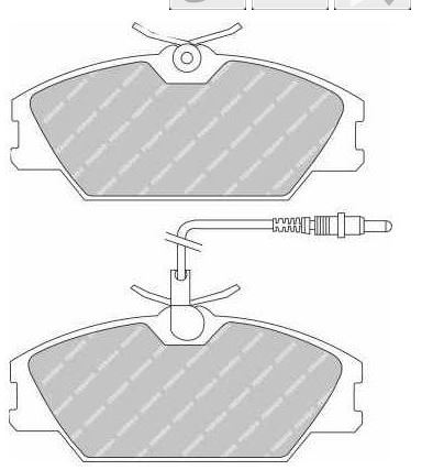 [MML-323700000100] R9 85-97 Em Clio 01-08 Symbol 10- Ön Balata 7701209077
