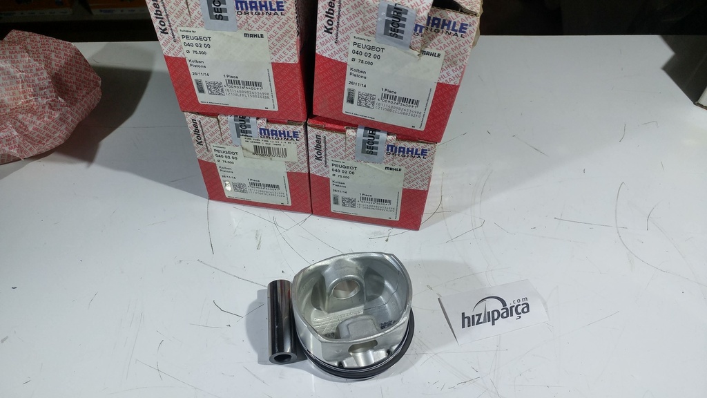 [MHL-0400200-1] P106 P206 P306 C2 C3 1.4 8V (96-10) Piston Segman ( Düz Taban ) 75 Mm