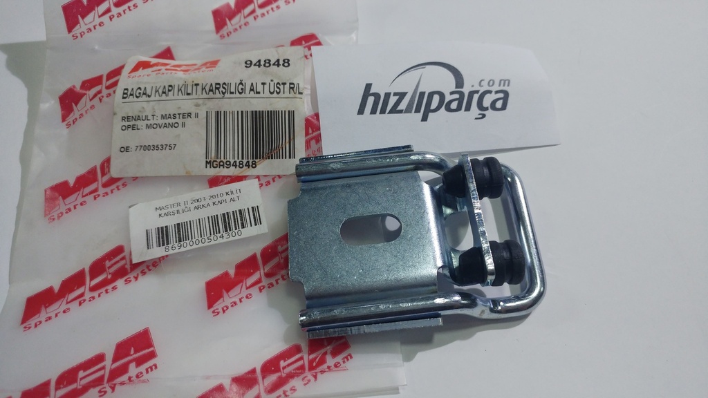 [MGA-94848] Master 2 2003-2010 Kilit Karşılığı Arka Kapı Alt-Üst 7700353757