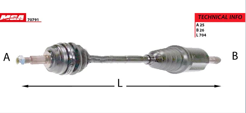 [MGA-70791] Duster Aks 4X2 Sol Komple 391015061R