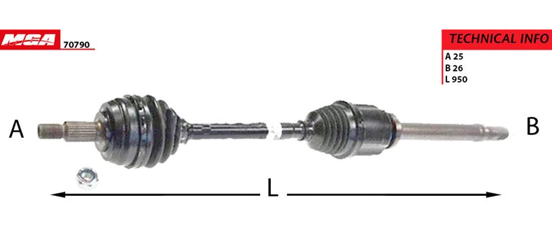 [MGA-70790] Duster Aks 4X2 Sağ Komple 391015061R