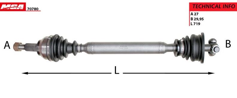 [MGA-70780] Laguna 2 Komple Aks Sol 8200232886