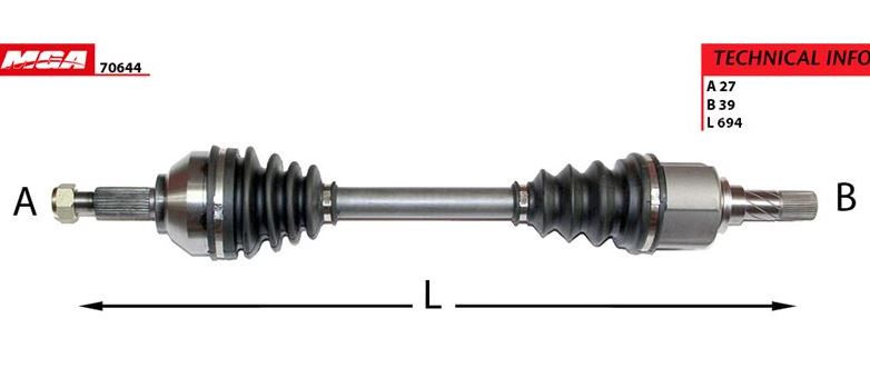 [MGA-70644] Trafic Komple Aks Sol 2.0 M9R 8200452269