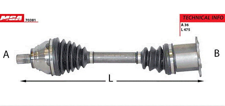 Caddy Golf Passat Leon 04-15 Aks Komple Sol 1K00407271NT