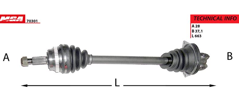 [MGA 70301] Master 2 2003-2010 Komple Aks Sol 8200485578