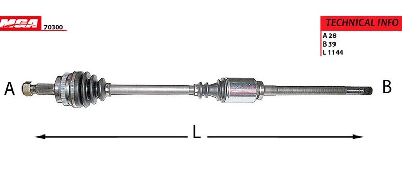 [MGA 70300] Master 2 2003-2010 Komple Aks Sağ 8200499895