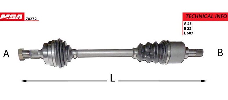 [MGA-70272] P306 Tu5Jp 1.6 Komple Aks Sol 3272.77