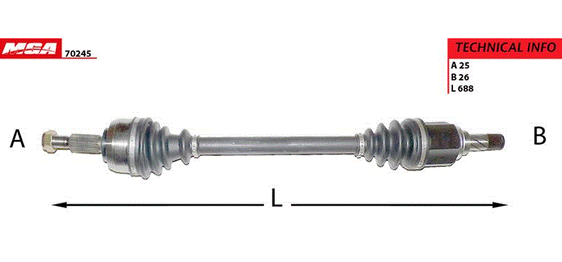 [MGA-70245] Fluence Megane 3 1.5-1.6 Komple Aks Sol 5 Vites 8200725499