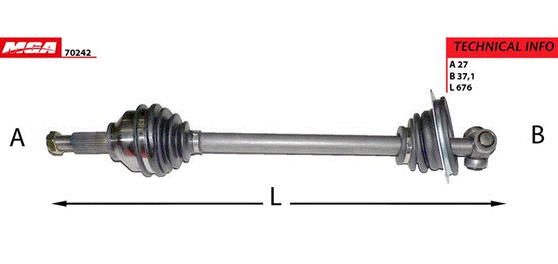 [MGA 70242] Trafic Komple Aks Sol 1.9 8200069147