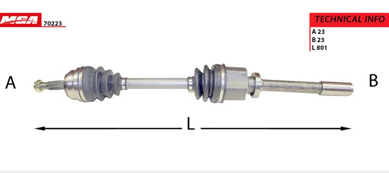 [MGA-70223] Laguna 1 Ön Komple Aks Sağ 140 N7Q 7701352755