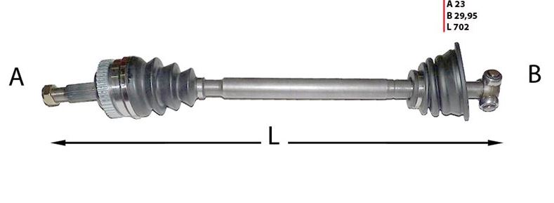 [MGA-70219] Laguna 1 Sol Komple Aks 44 Diş 7701349994