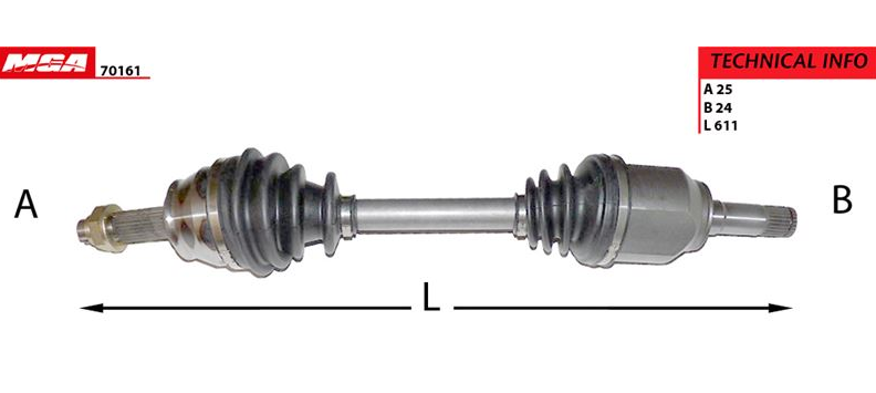 Doblo 05-09 1.3 1.9 Komple Aks Sol 46307674