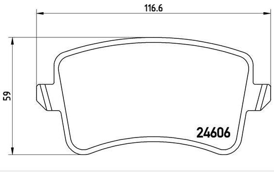 [MGA 56503] Audi A4 08-16 Audi A5 08-17 Q5 09-17 Arka Balata 8K0698451 Özel Üretim