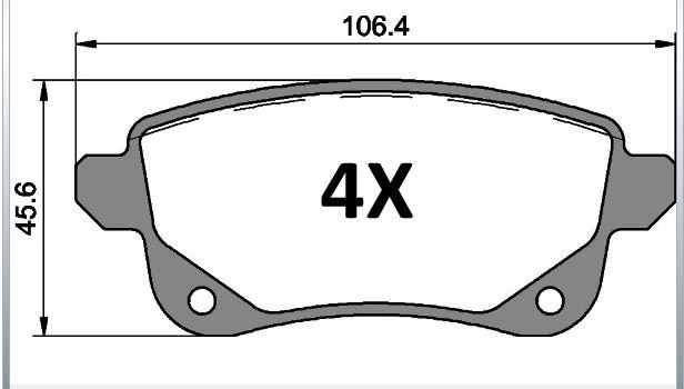 P308 C4 2013- Arka Balata 268 Mm 1609000680