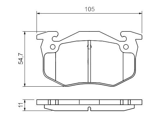 P106 P205 P306 Xsara (96-06) Arka Balata