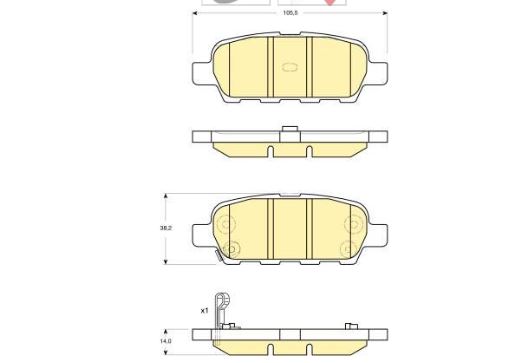 [MGA-55416] Koleos Qashqai Arka Balata 44060Al585 D4060Ja00J