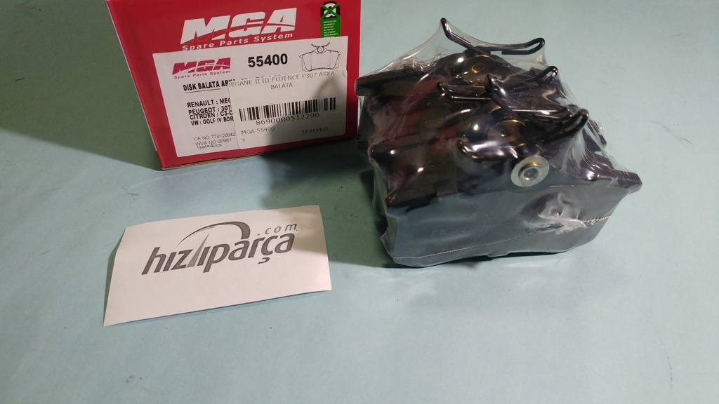 Megane 2 3 Fluence P307 Golf Passat Polo Audi Arka Balata