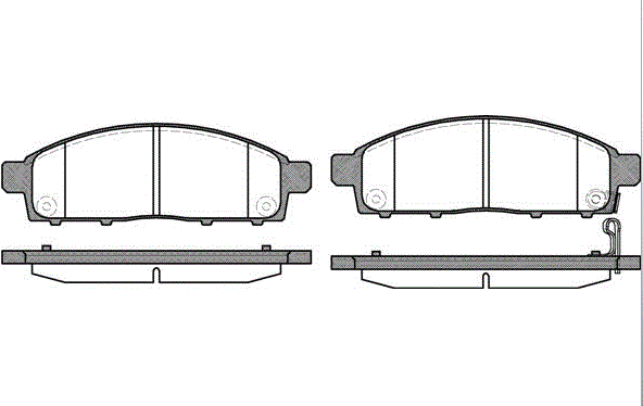 Fullback Pick-Up 16- Ön Balata 6000609714