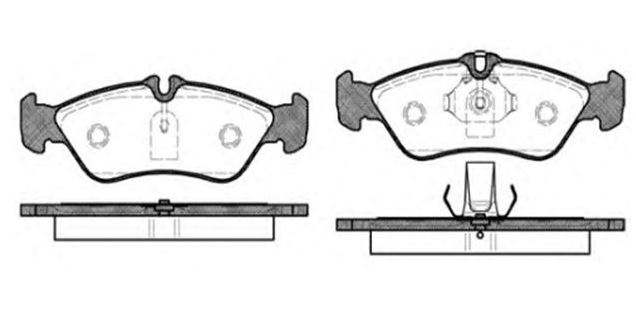 Sprinter 95-06 LT35 97-06 Arka Balata 2D0698451