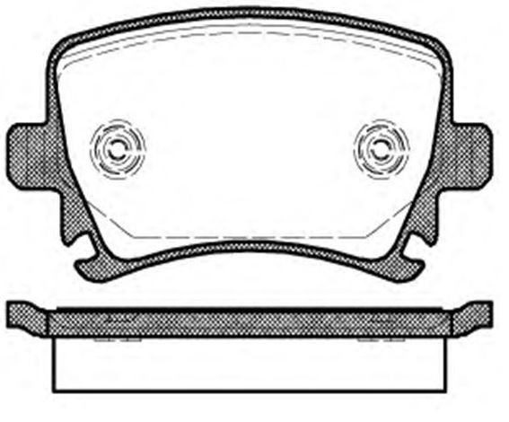Caddy Golf Audi A3 Leon Octavia Tiguan 04-13 Arka Balata Kablosuz 1K0698451P