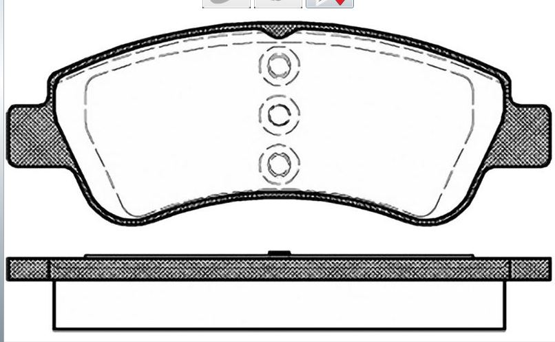 [MGA-55161] Partner Berlingo ( 03-07 ) P207 C4 2006- Ön Balata Y.M ( Boxer Jumper Ducato 3 Arka Balata ) P301 C-Elysse