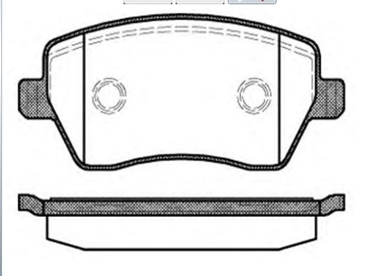 [MGA-55135] Clio 3 06-12 Logan 07- Mcv Duster Lodgy Clio 4 Ön Balata