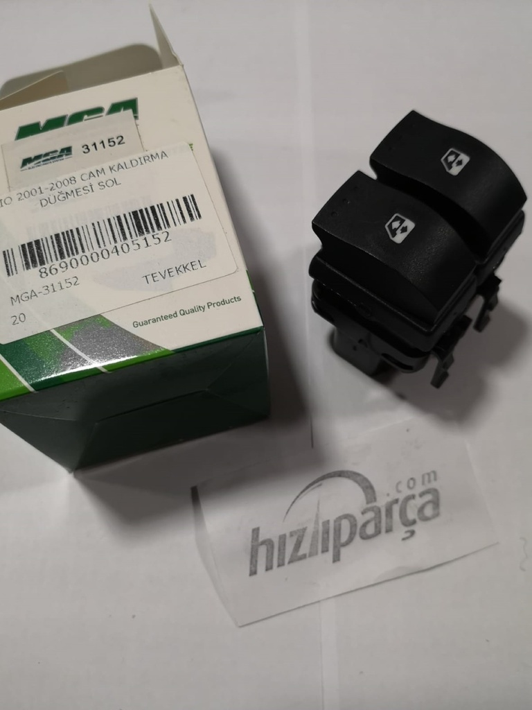 [MGA-31152] Clio 2001-2008 Cam Kaldırma Düğmesi Sol