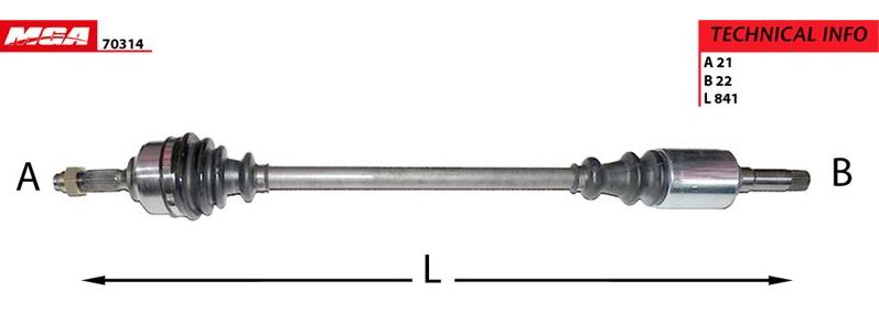 [MGA-13-04200105] C3 Komple Aks Sol 1.4İ Benzinli Komple 3273.EN