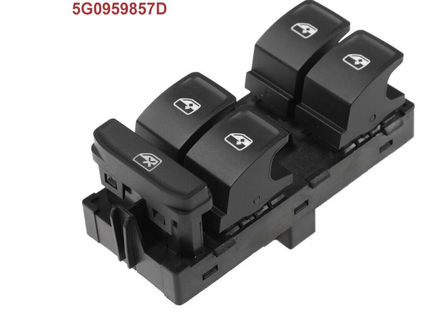 [M-CAR AN-418] Jetta Passat Cam Kaldırma Düğmesi Sol 5G0959857B 5G0959857D