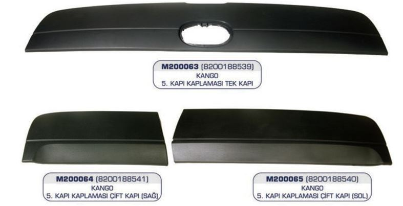 Kango 98-08 Kapı Bandı Bagaj Sağ ( Çift Kapı) 8200188541